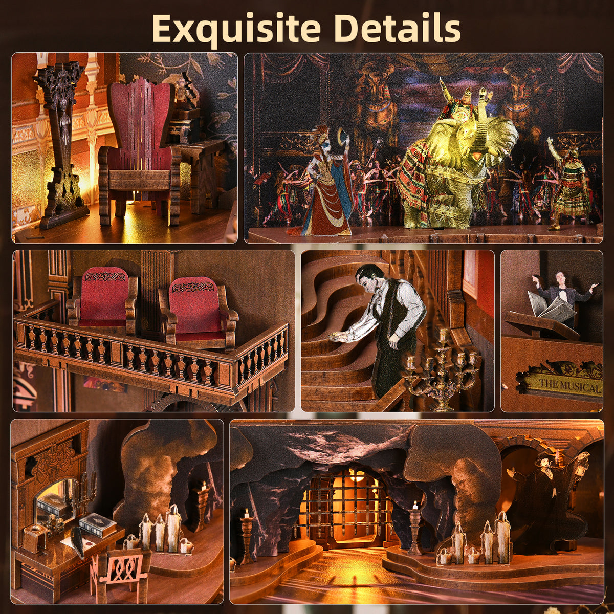 Plymagic DIY Book Nook - The Phantom of the Opera MAX