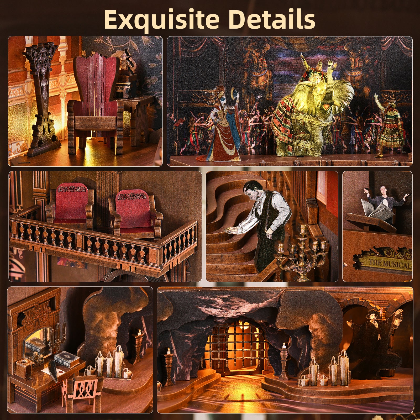 Plymagic DIY Book Nook - The Phantom of the Opera MAX