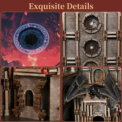 Plymagic DIY Book Nook - Ember Dragon Castle