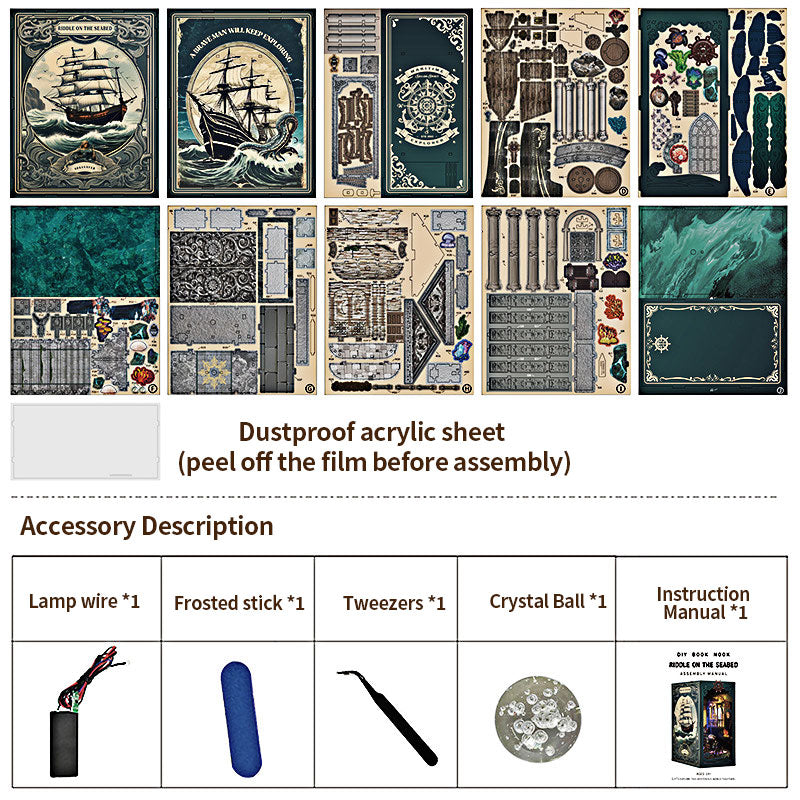 Plymagic DIY Book Nook - Shadow in the Seabed