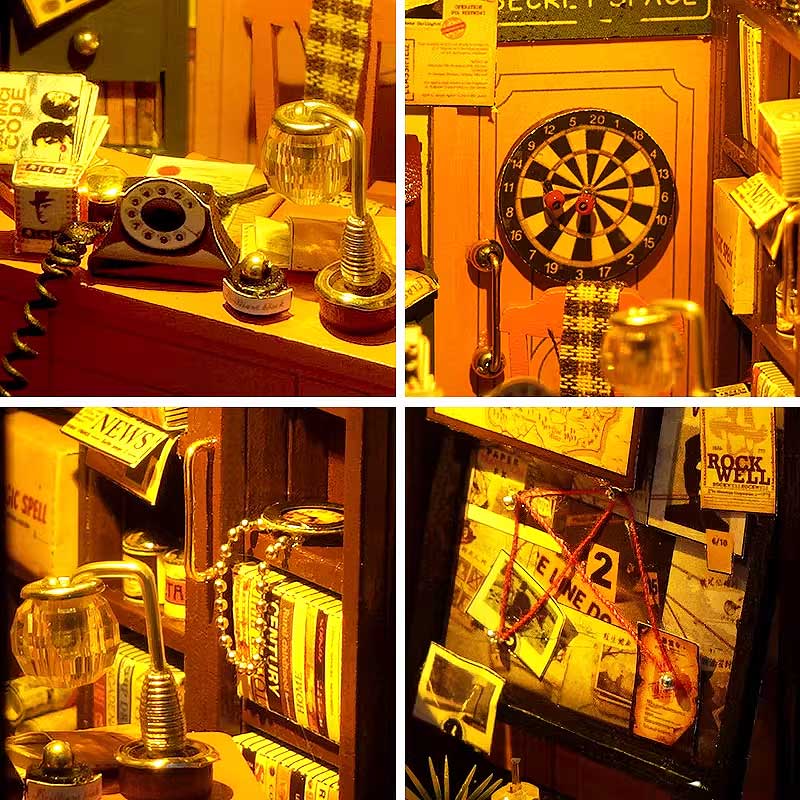 Plymagic DIY Book Nook - Detective Agency