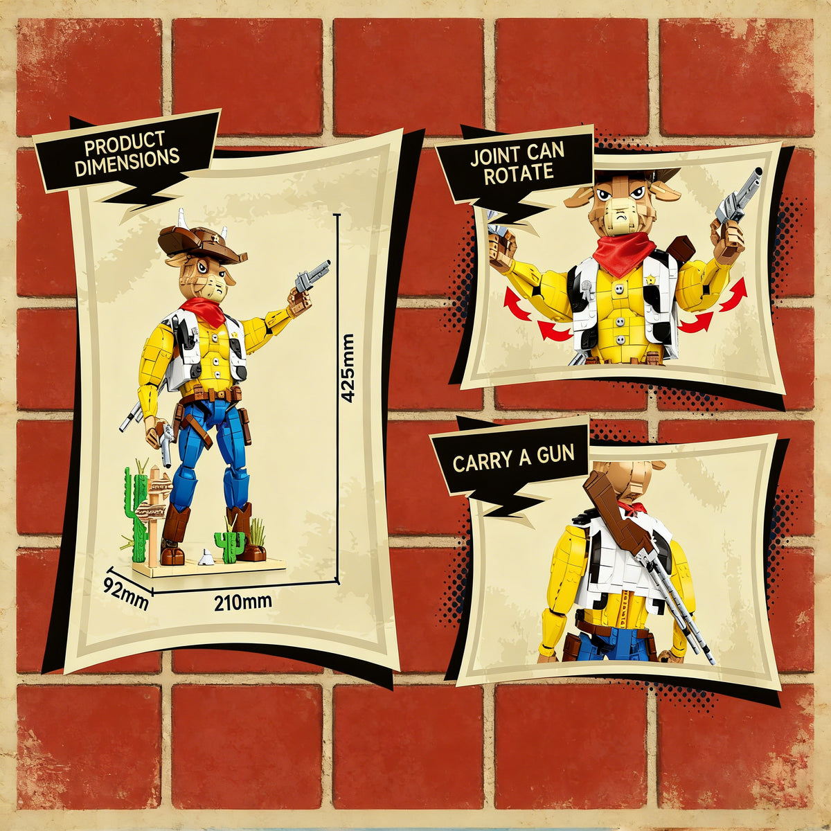 Plymagic Assembly Model - Western Cowboy