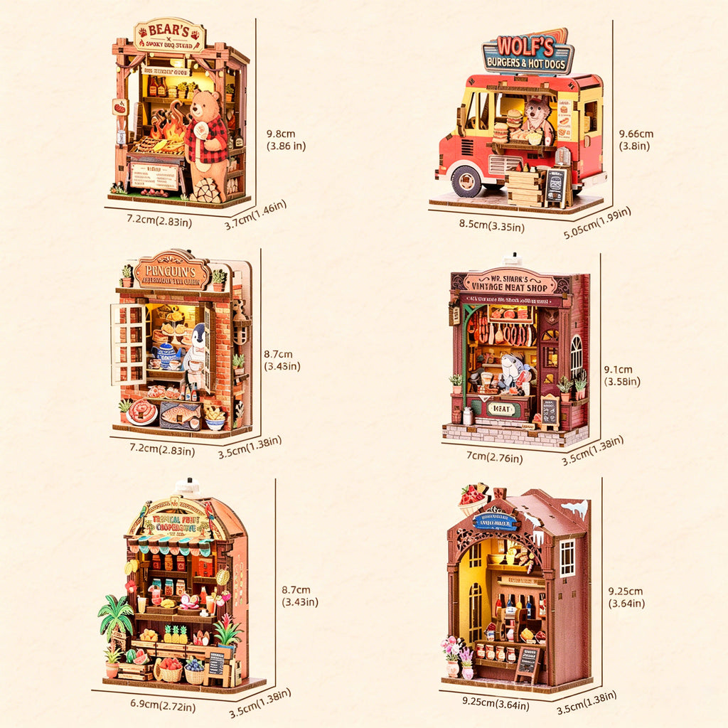 Plymagic DIY Mini House - Cottage Fridge Magnet
