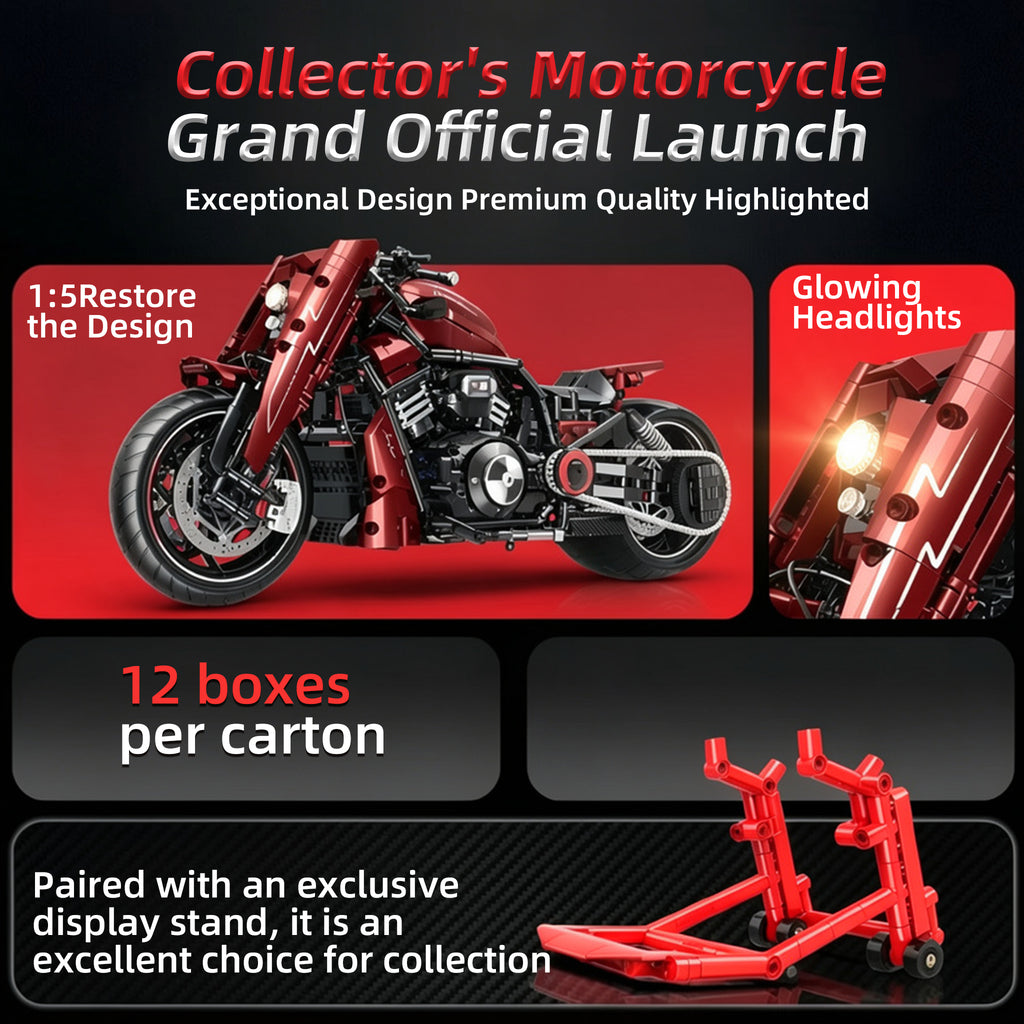 Plymagic Assembly Model - Napoleon Mechanical Motorcycle