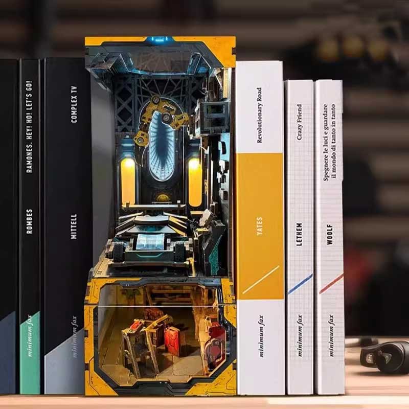 Plymagic DIY Book Nook - Apocalyptic Car Workshop Bunker