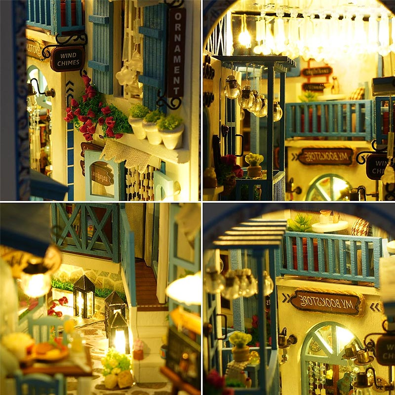 Plymagic DIY Book Nook - Sea Breeze Mediterranean Street