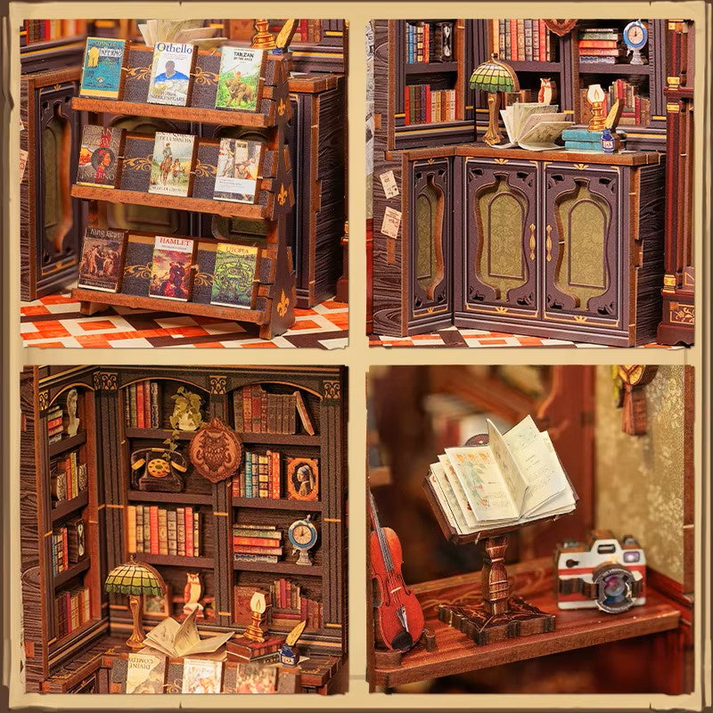 Plymagic DIY Book Nook - Vintage Bookstore