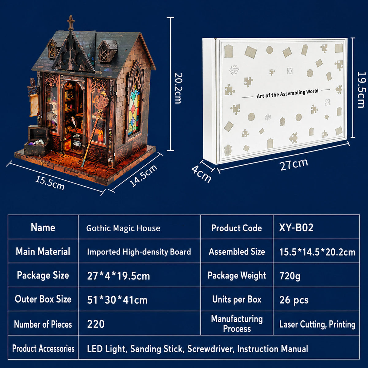 Plymagic DIY Mini House - Gothic Magic House