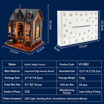 Plymagic DIY Mini House - Gothic Magic House