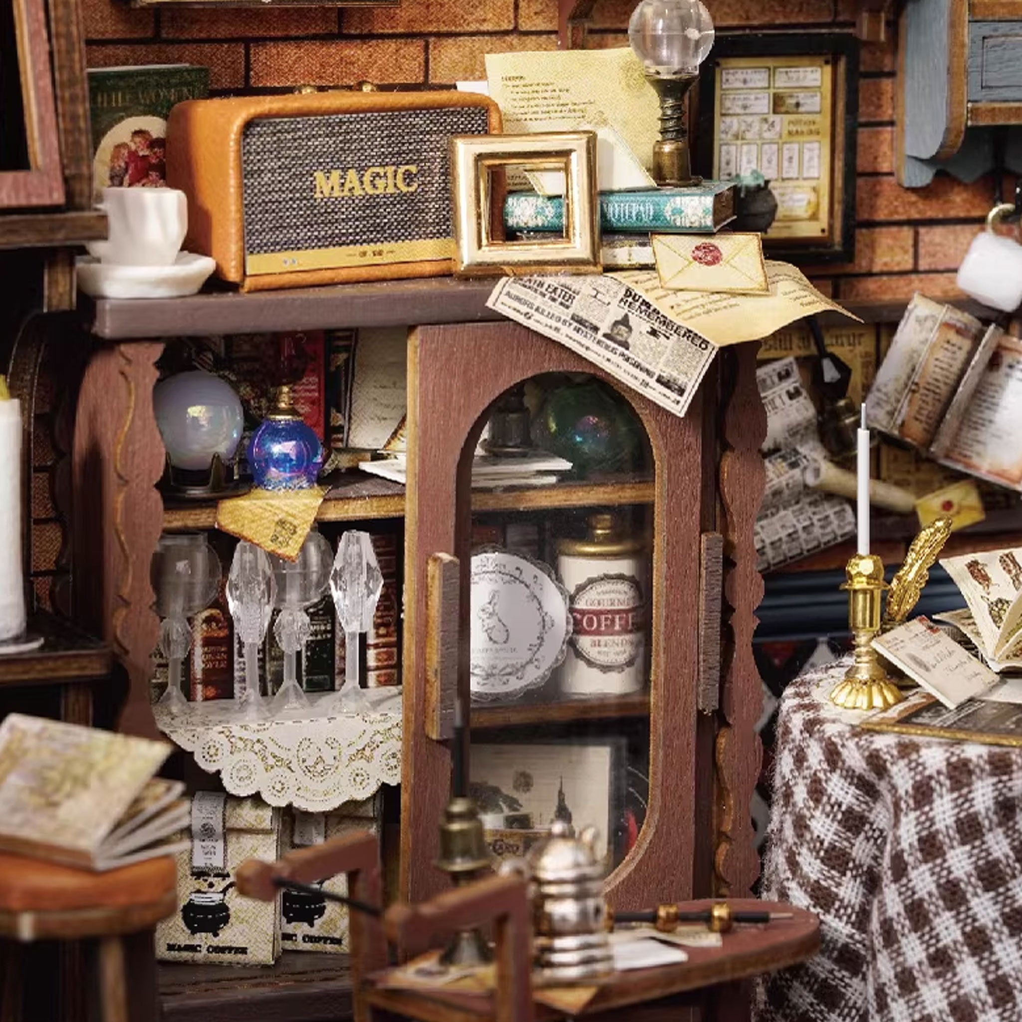 Plymagic DIY Mini House - Magic Coffee Shop