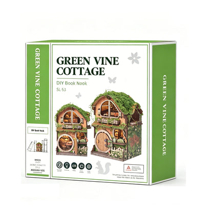 Plymagic DIY Mini House - Green Vine Cottage