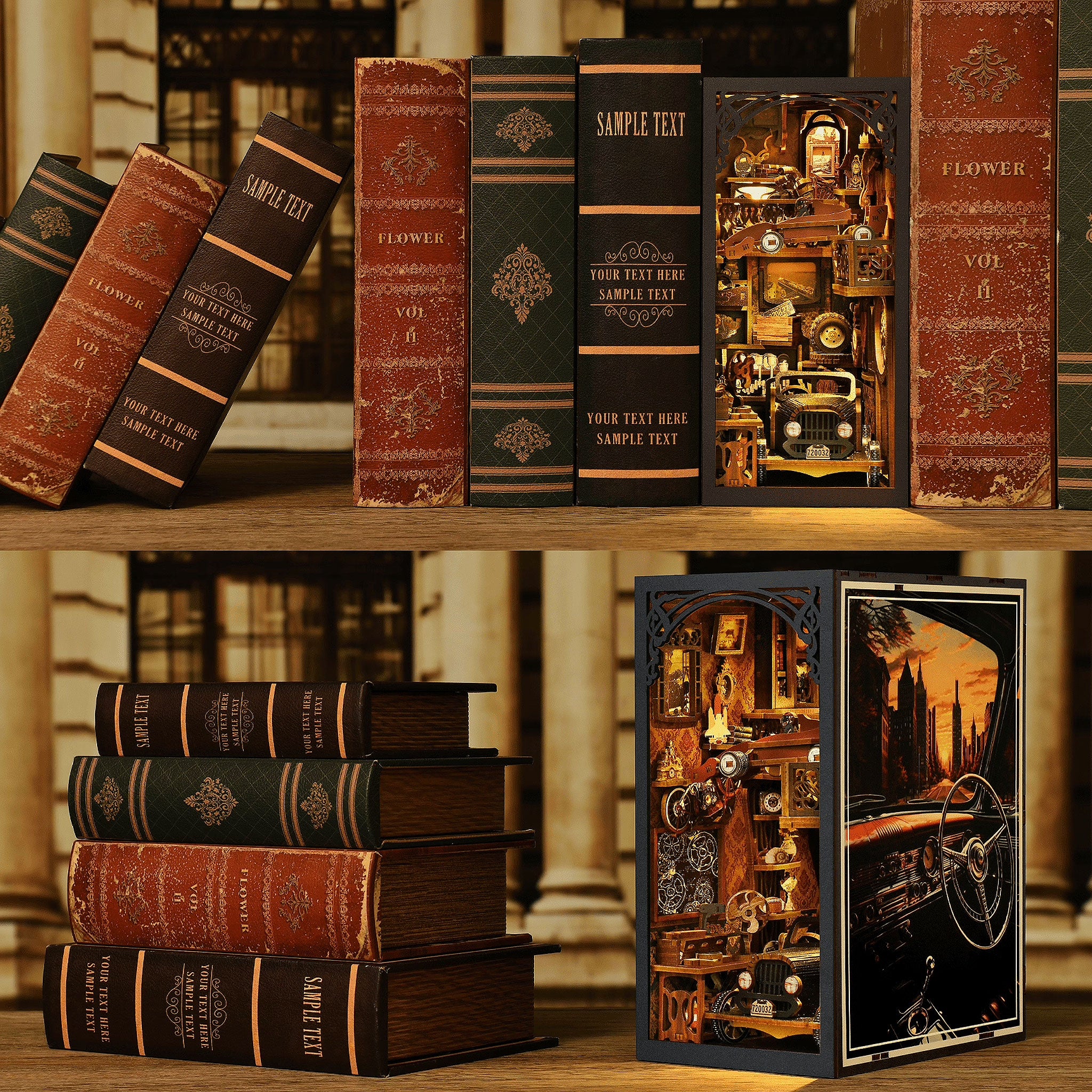 Plymagic DIY Book Nook - Classic Wheels