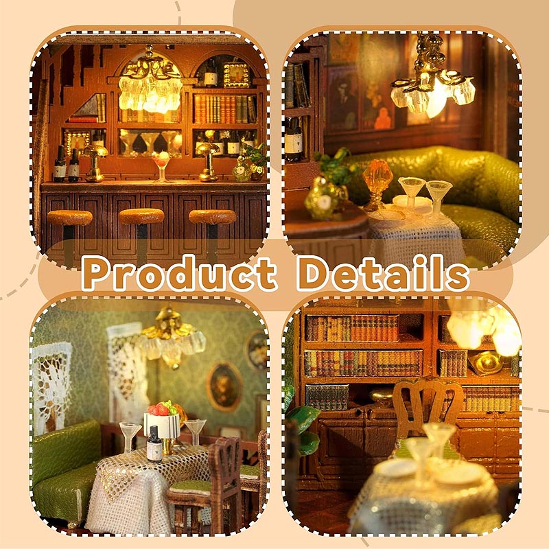 Plymagic DIY Mini House - Corner Restaurant