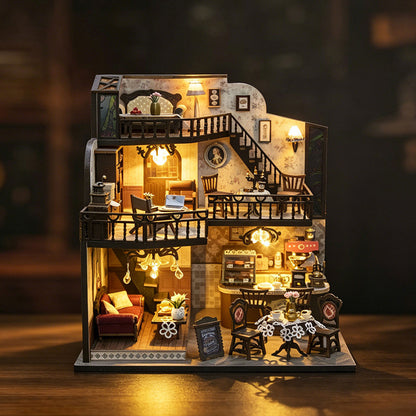 Plymagic DIY Mini House - Fortunate Encounter Cafe