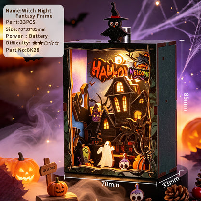 Plymagic DIY Fridge Magnets - Christmas & Halloween Series