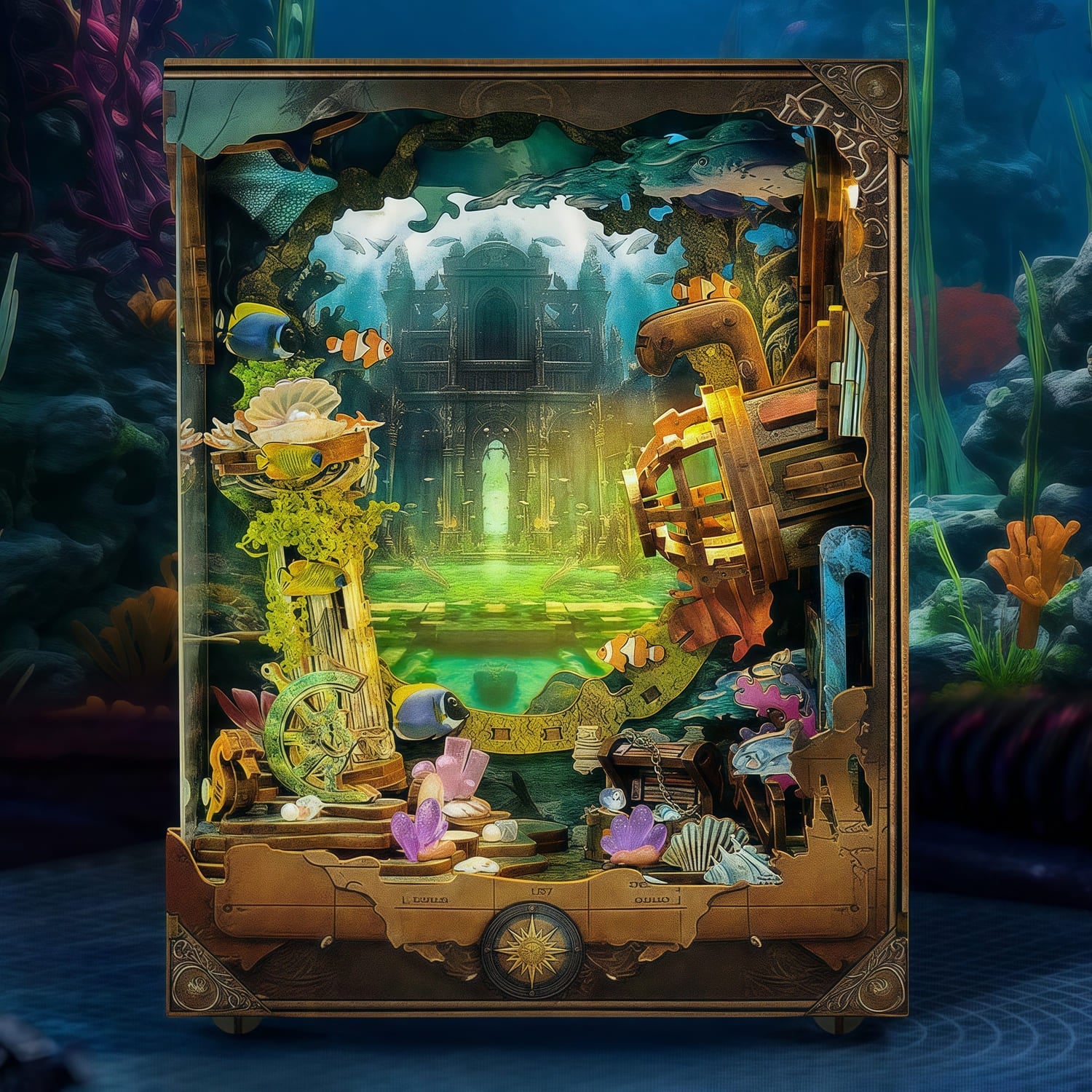Plymagic DIY Book Nook - Explore Atlantis Main image