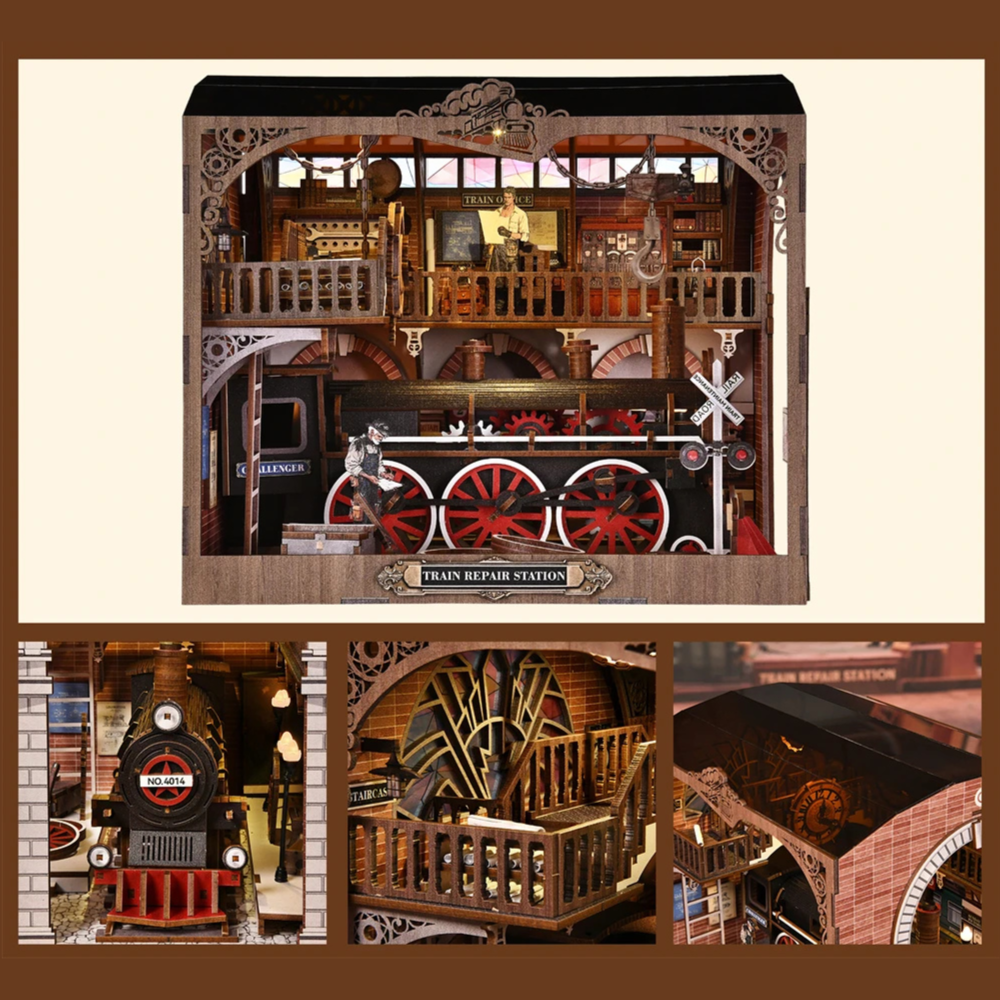 Plymagic DIY Mini House - Locomotive Works