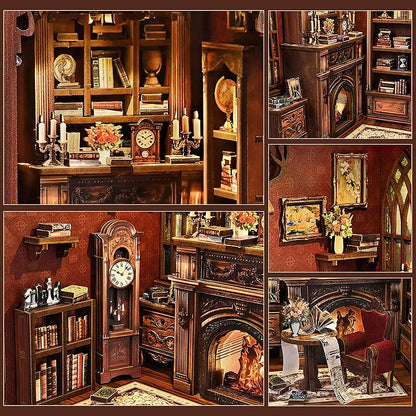 Plymagic DIY Book Nook - Oak Hearth Reading Room