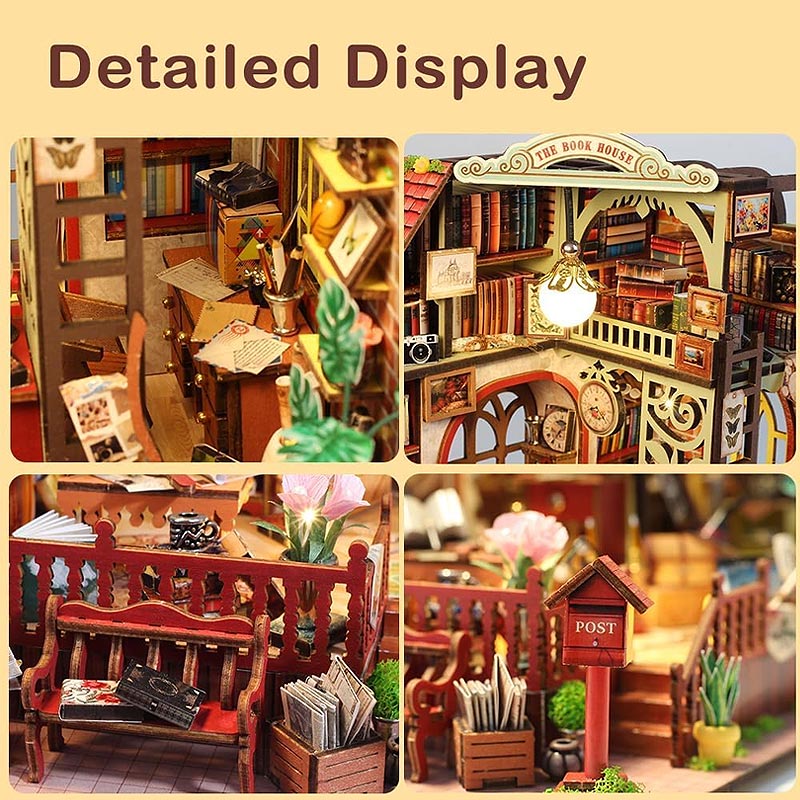 Plymagic DIY Mini House - Book Cottage
