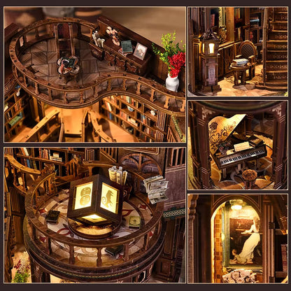 Plymagic DIY Book Nook Kit - Dreamy Book Hall