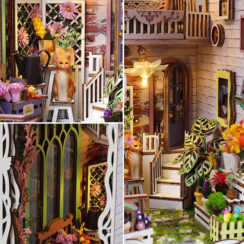 Plymagic DIY Book Nook - Flower House