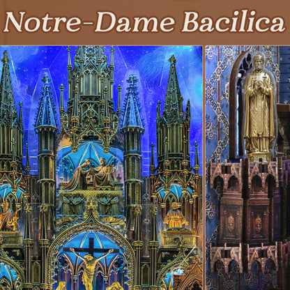 Plymagic DIY Book Nook - Notre-Dame Basilica