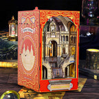 Plymagic DIY Book Nook -  Railway Cathedral(2 Sides Scene)