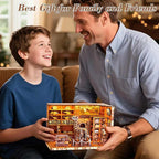 Plymagic DIY Book Nook - Dinosaur Museum Dollhouse Kit