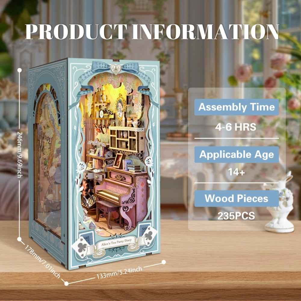 Plymagic DIY Book Nook - Alice's Tea Party Diary