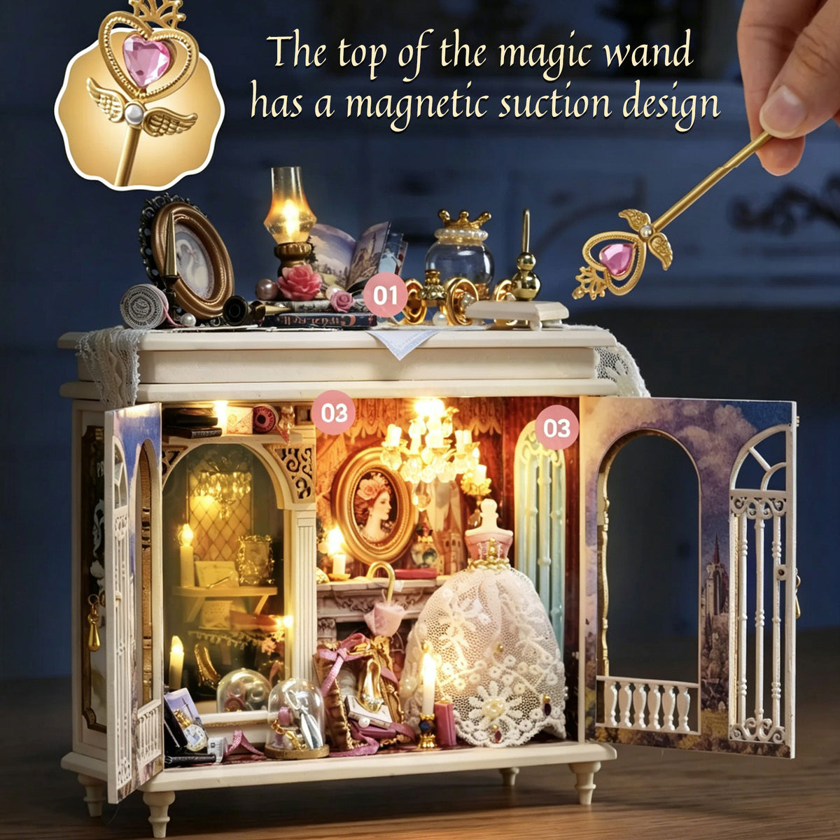 Plymagic DIY Mini House - Moonlight Mirage