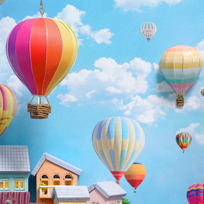 Plymagic DIY Book Nook - Hot Air Balloon Valley