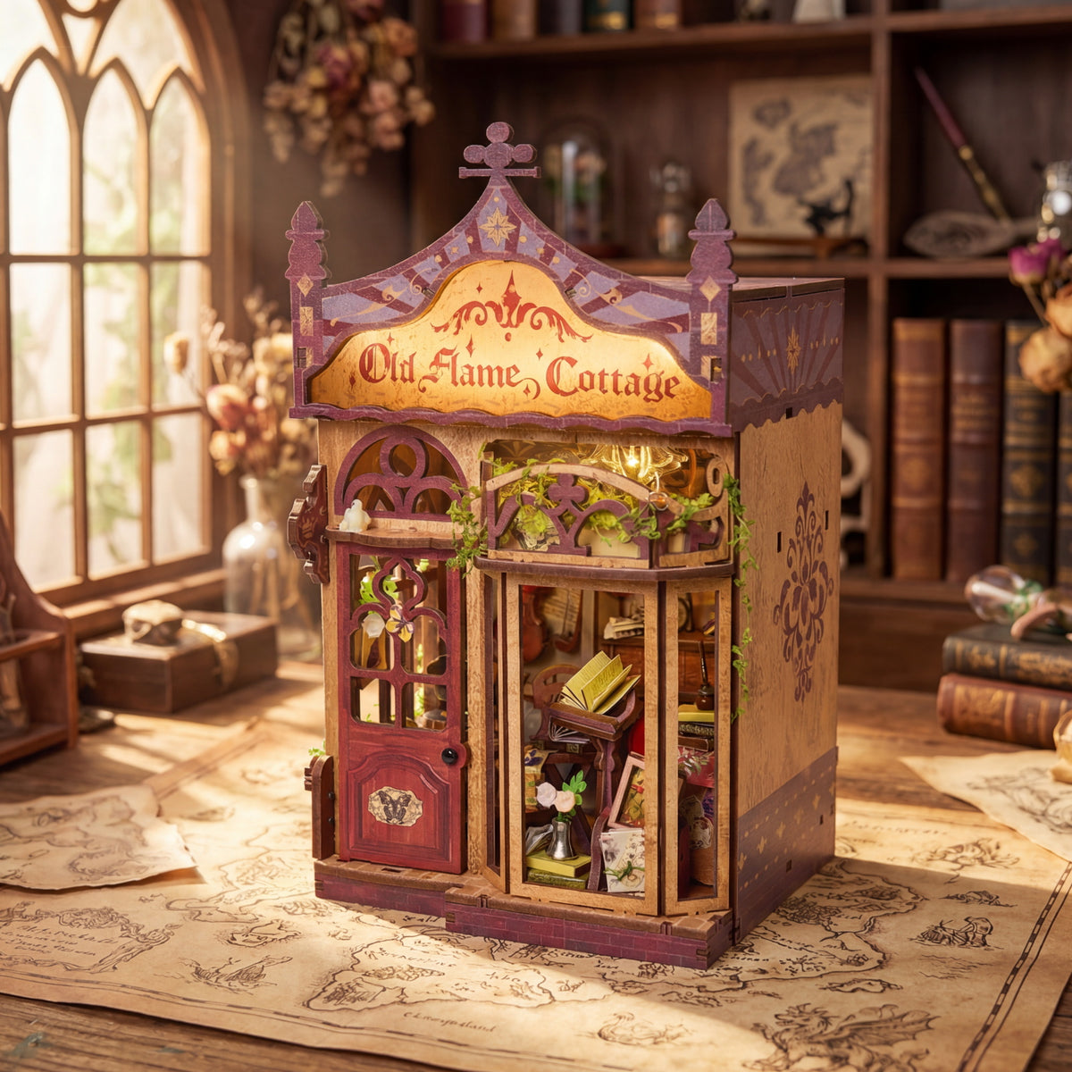 Plymagic DIY BookNook - Old Flame Cottage