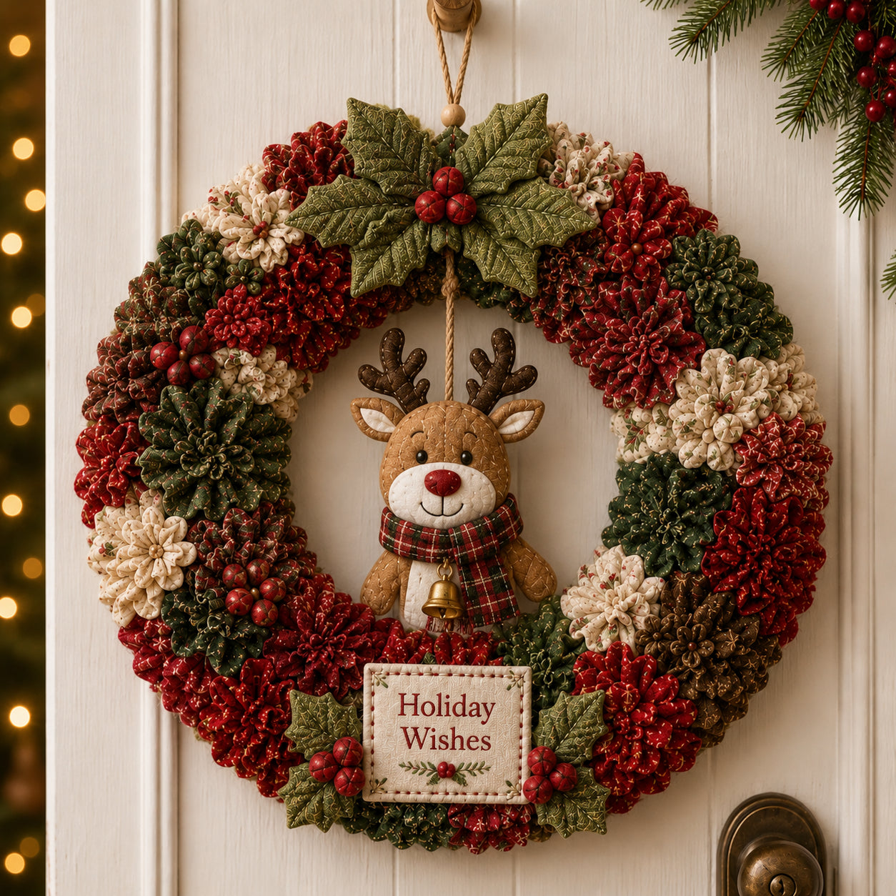 Plymagic DIY Poke Art Kit - Fabric Poke Wreath