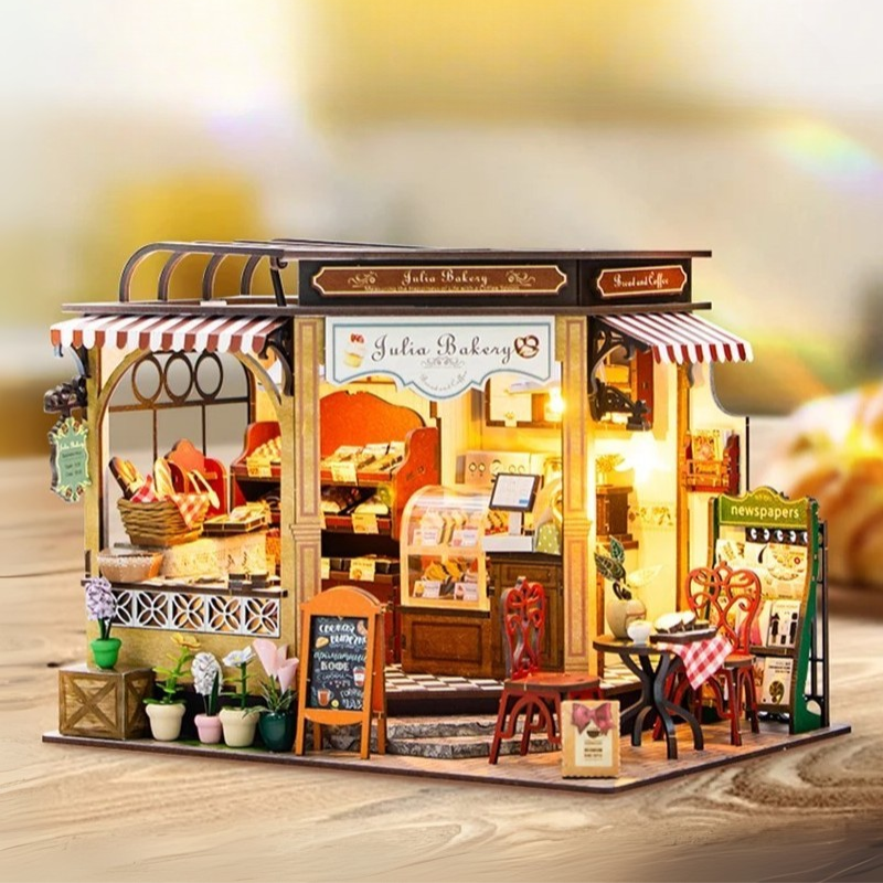 Plymagic DIY Mini House - Corner Bakery