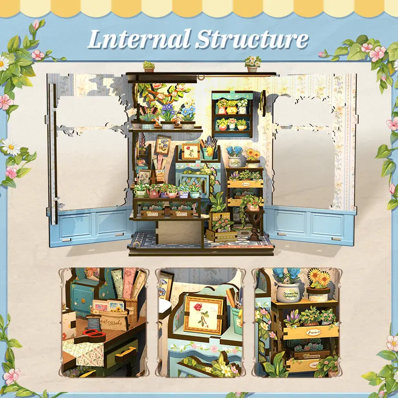 Plymagic DIY Mini House - Anna's Blue Blossom