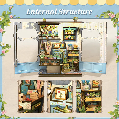 Plymagic DIY Mini House - Anna's Blue Blossom