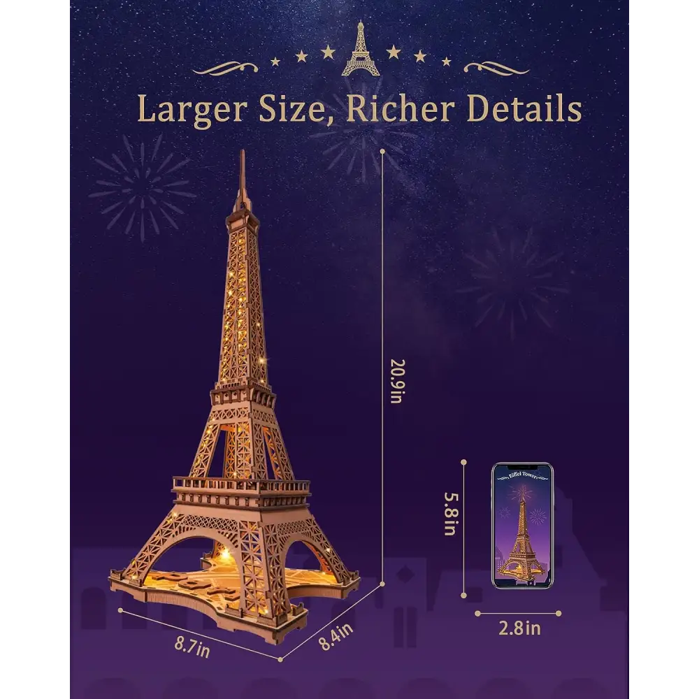 Plymagic Assembly Model - Eiffel Tower