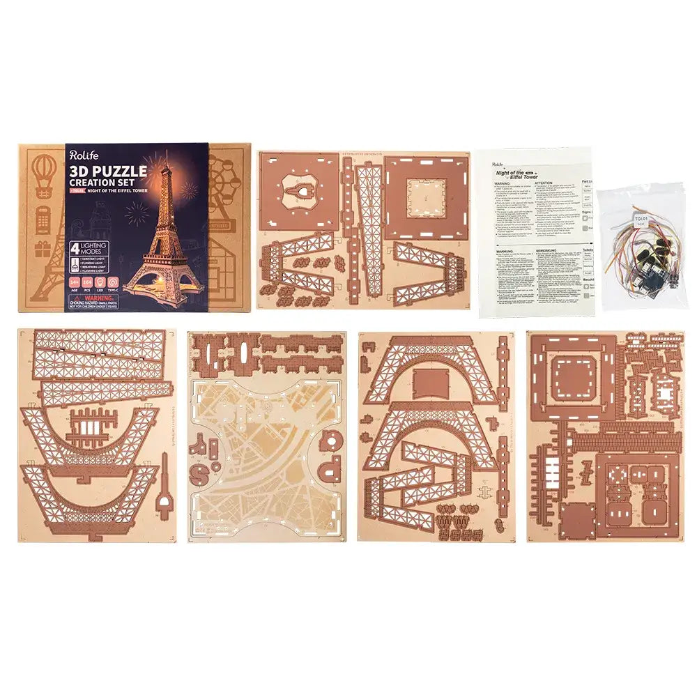 Plymagic Assembly Model - Eiffel Tower