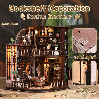 Plymagic DIY Book Nook - Bacchus Bookstore