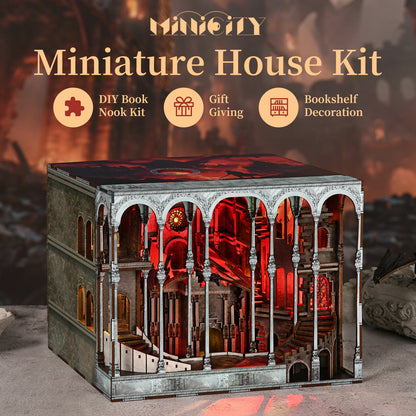 Plymagic DIY Book Nook - Ember Dragon Castle