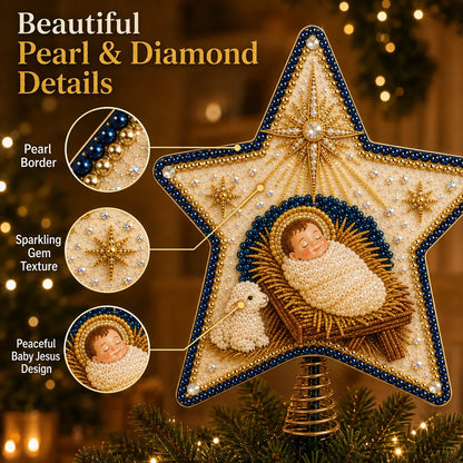 Plymagic DIY Pearl Art Tree Topper - ✝️ The Birth of Jesus