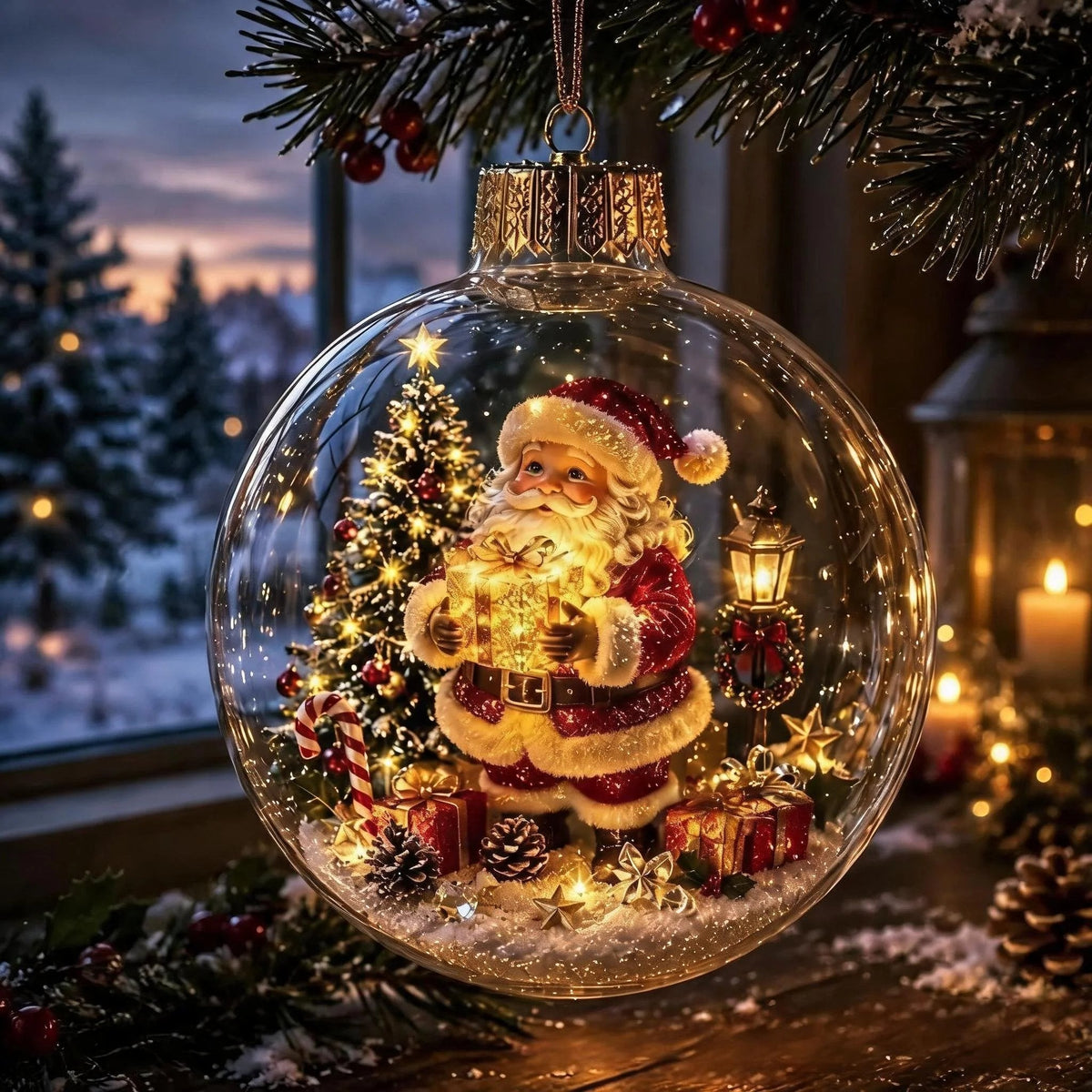 🎅 2026 Christmas Gift 50% Off--Glowing Christmas Diorama Ornament
