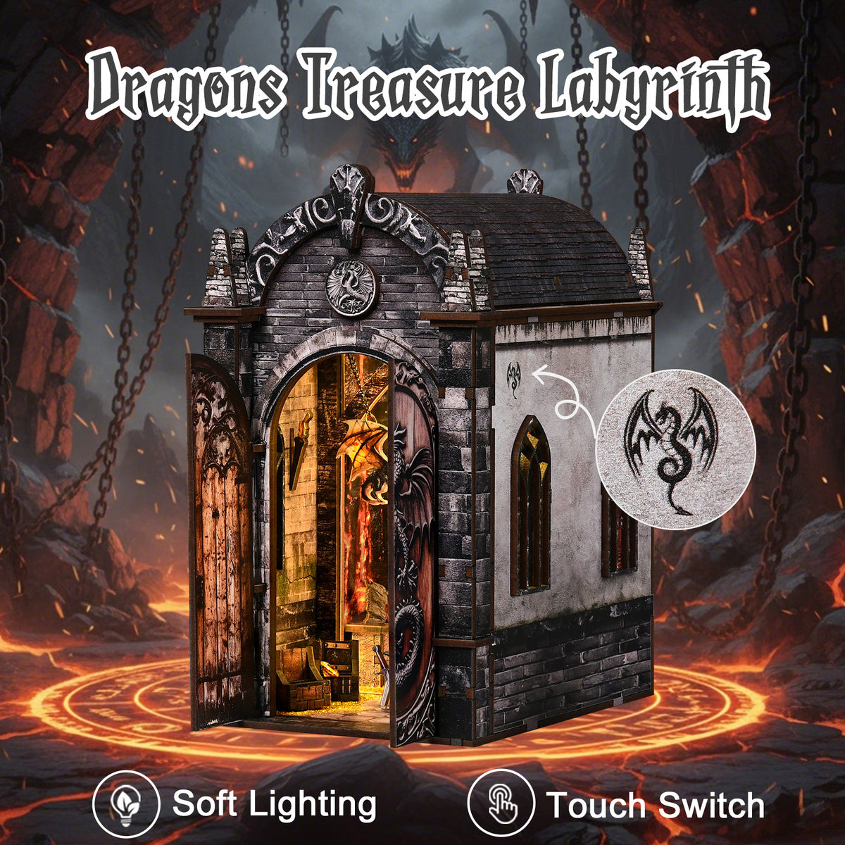 Plymagic DIY BookNook - Dragon's Lair