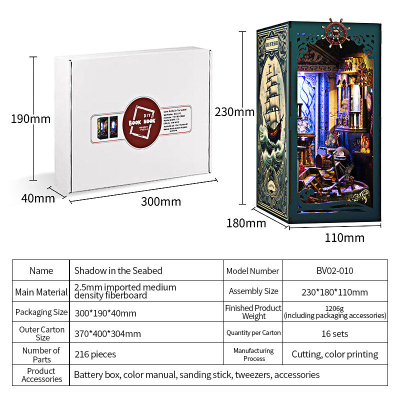 Plymagic DIY Book Nook - Shadow in the Seabed