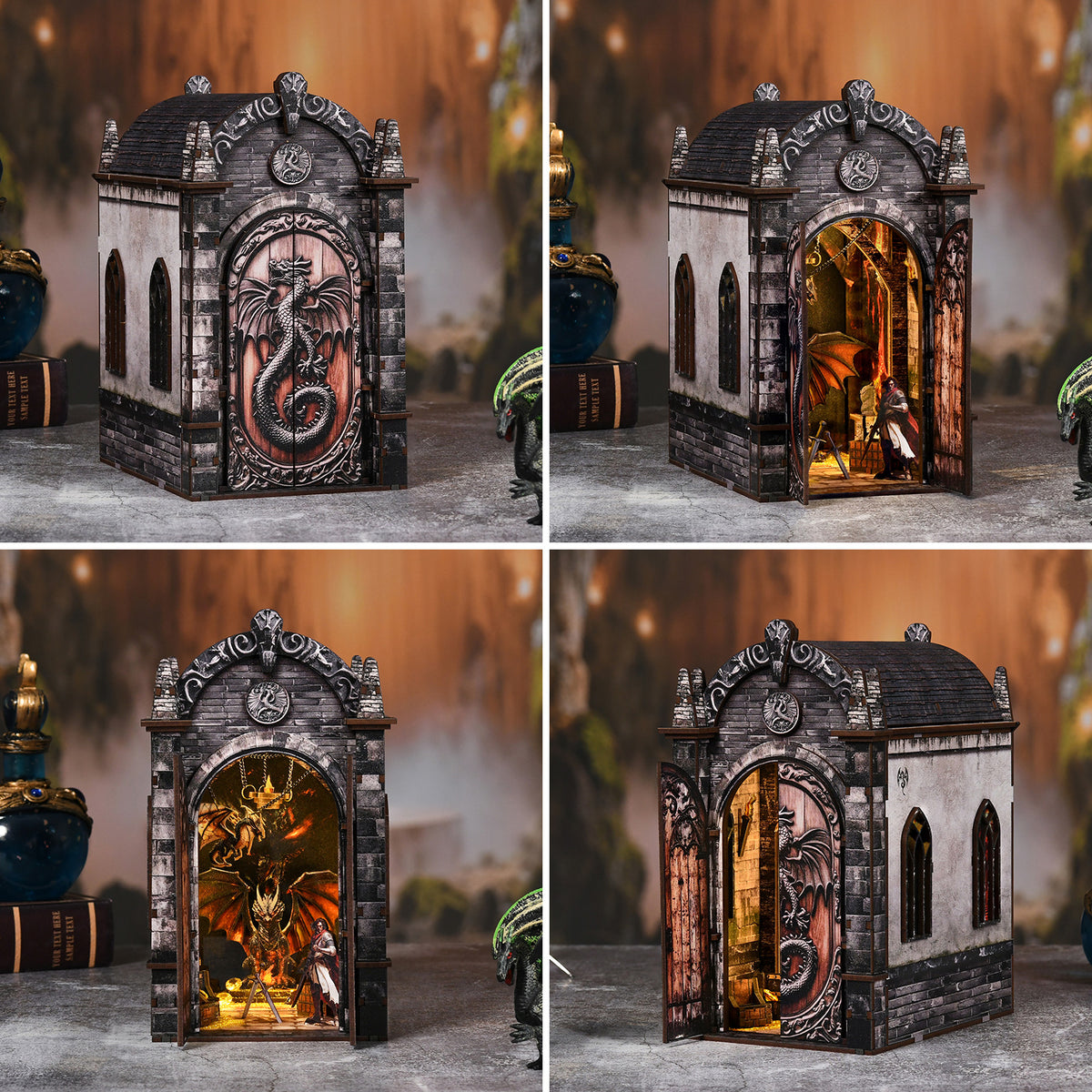 Plymagic DIY BookNook - Dragon's Lair