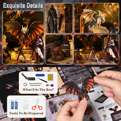 Plymagic DIY BookNook - Dragon's Lair