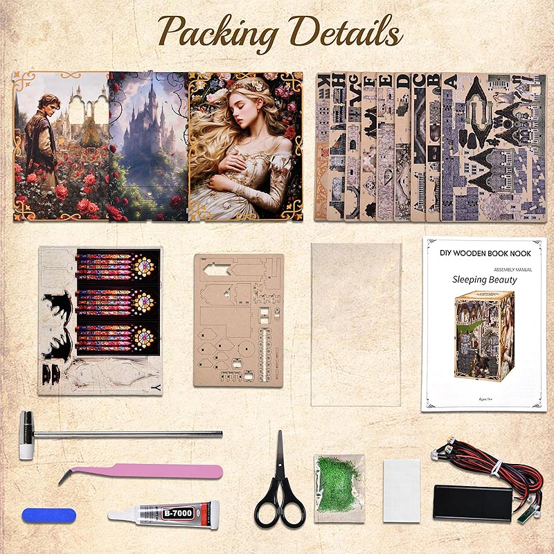 Plymagic DIY Book Nook - Sleeping Beauty