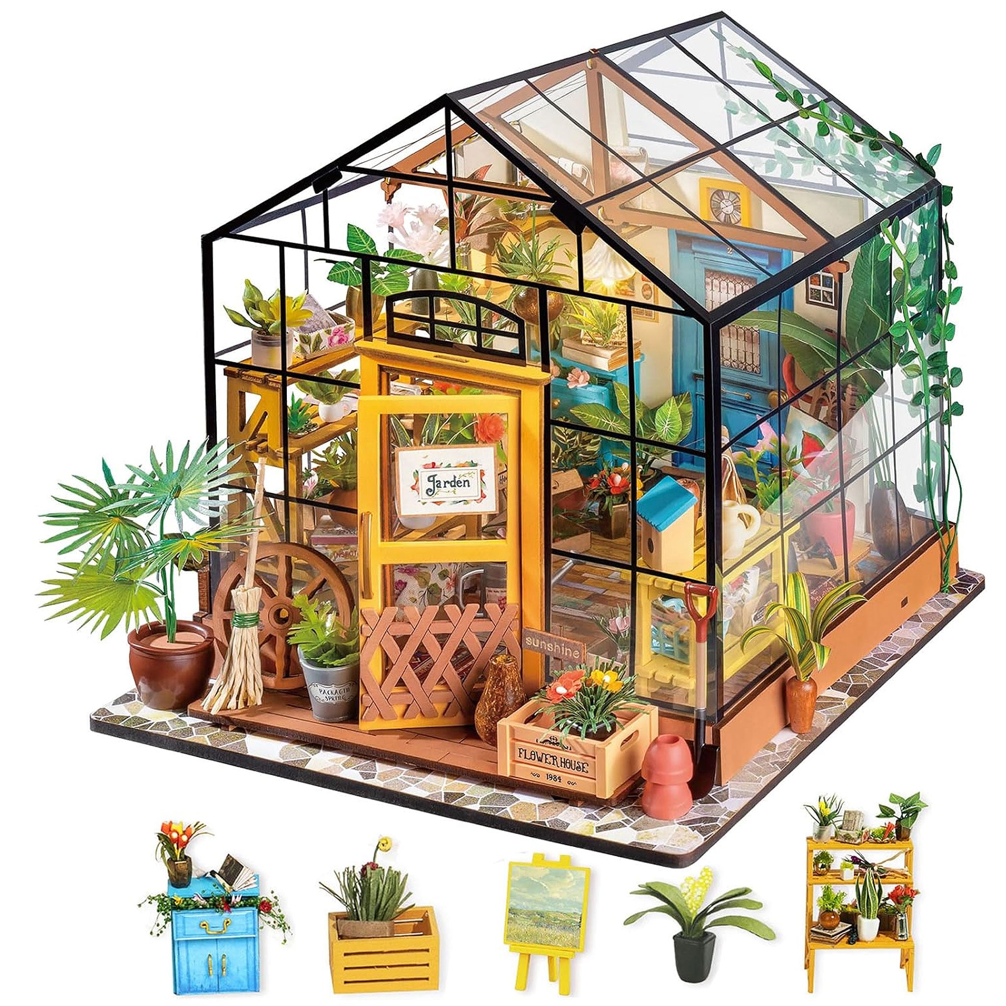 Plymagic DIY Mini House - Cathy's Flower House