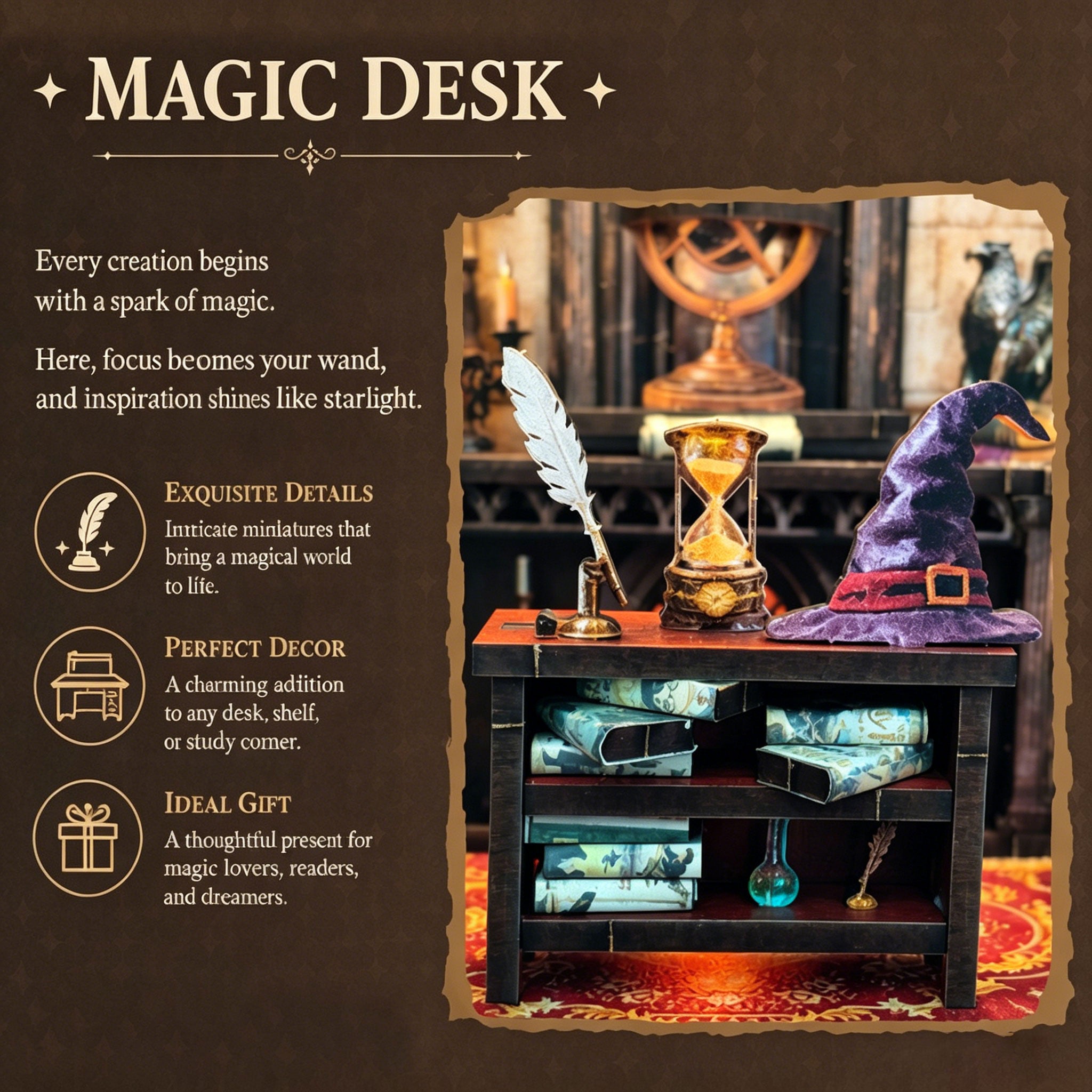Plymagic DIY Mini House - Gothic Magic House