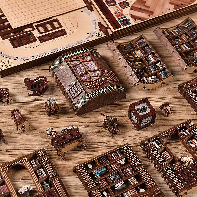 Plymagic DIY Book Nook Kit - Dreamy Book Hall